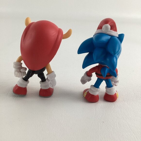 Sega Sonic The Hedgehog Deluxe Christmas 3" PVC Figures Mighty Armadillo Lot - Picture 3 of 6
